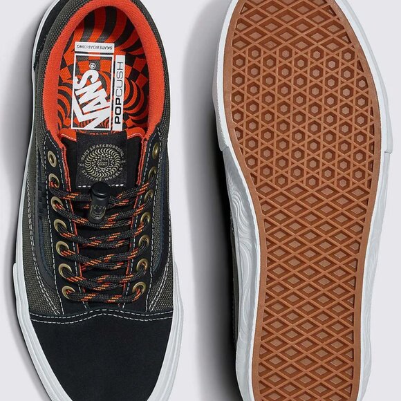 Vans X Spitfire Wheels Skate Old Skool Black/Flame Sneakers Men's Size 11 NEW - Picture 15 of 15